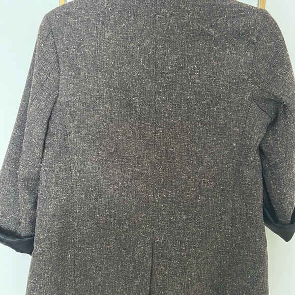 Silence + Noise blazer, size S (4/6), brown/tan twill - Picture 5 of 7